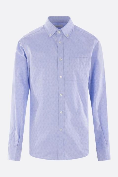 [E32]페라가모 144352 002COXFORDBLUE 남성 캐주얼 클래식 셔츠 남방 긴팔티 탑 상의 FERRAGAMO Ferragamo Monogram shirt