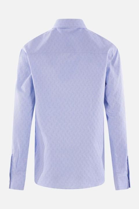 [E32]페라가모 144352 002COXFORDBLUE 남성 캐주얼 클래식 셔츠 남방 긴팔티 탑 상의 FERRAGAMO Ferragamo Monogram shirt