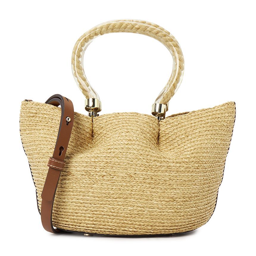 オープニング 大放出セール Kaminski Helen Camellia Cuoio Natural Bag Basket Women バッグ