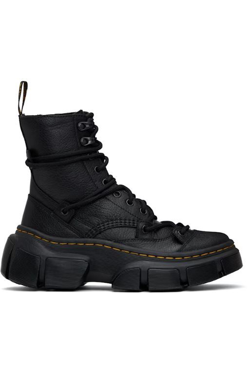 [닥터마틴]Black DMXL 8 Eye Leather Boots 251399F113034