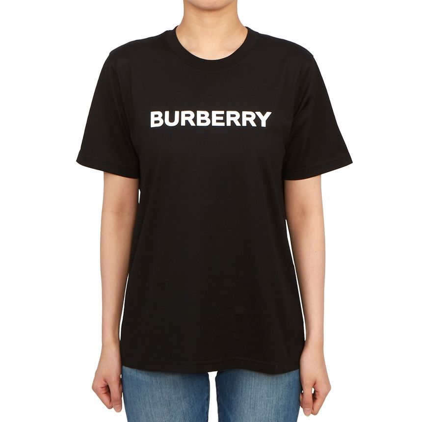 Tシャツ・カットソー BURBERRY Women Tops 8080324 A1189 BLACK BURBERRY Women Tops 8080324 A1189 BLACK (Burberry/Tシャツ