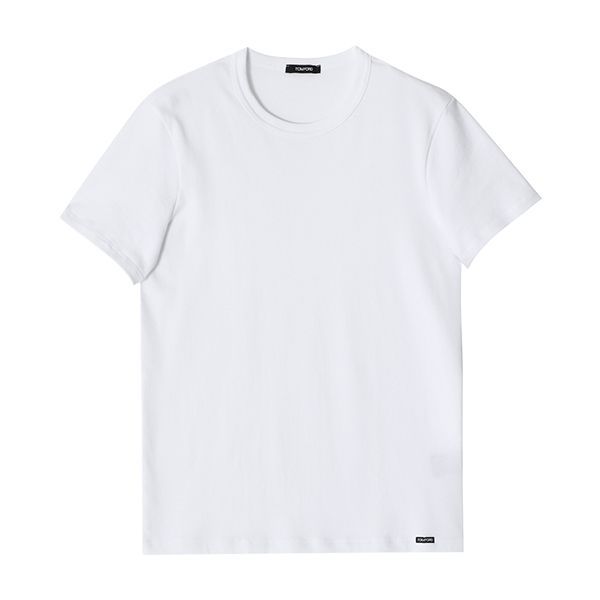 톰포드 반팔 티셔츠 T4M081040 100 White