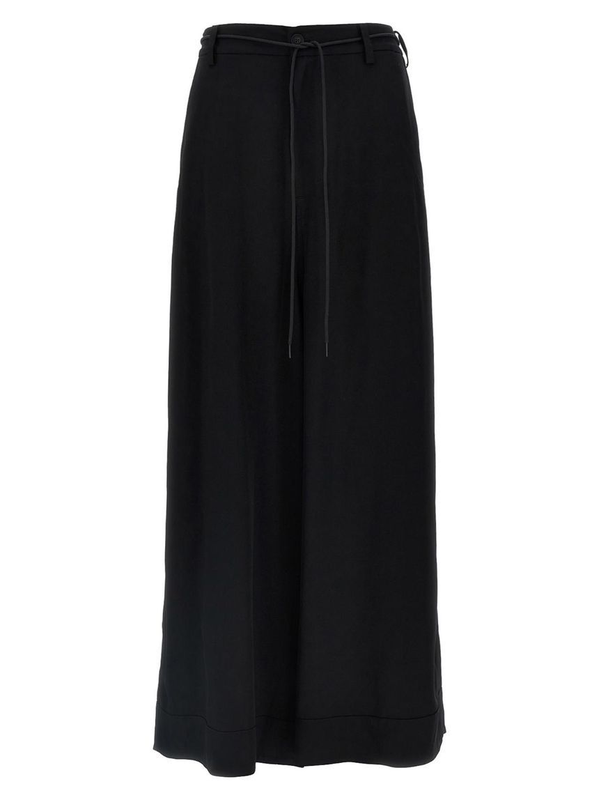 Y-3 'Y-3 Rayon Twill Wide' pants JD1763BLACK