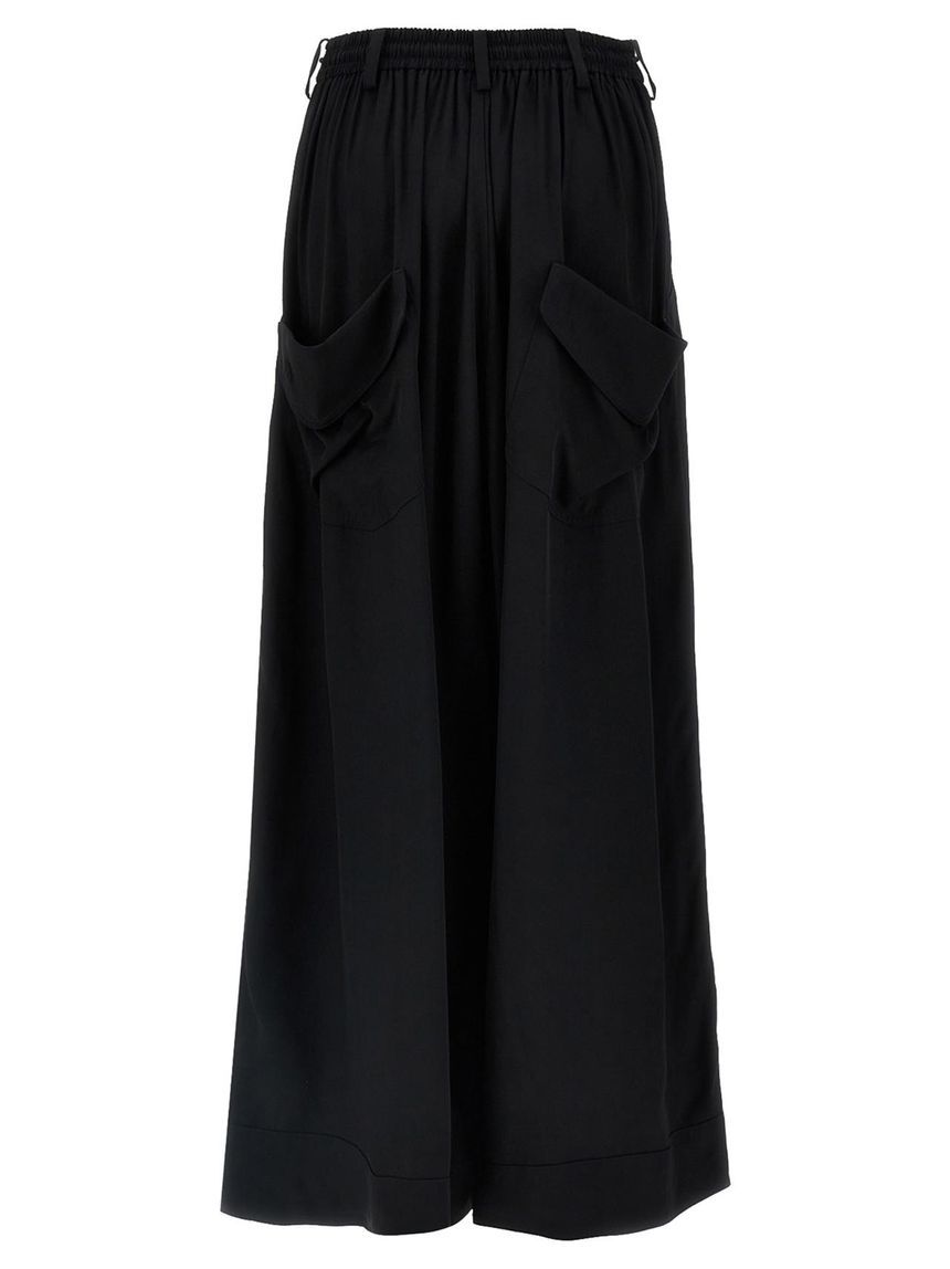 Y-3 'Y-3 Rayon Twill Wide' pants JD1763BLACK