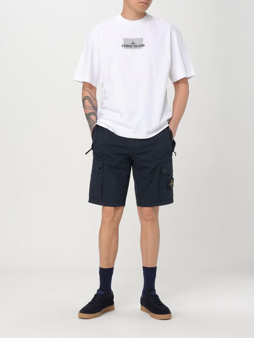 스톤아일랜드 Mens Short Stone Island L100011S0010 Sage V0055 []