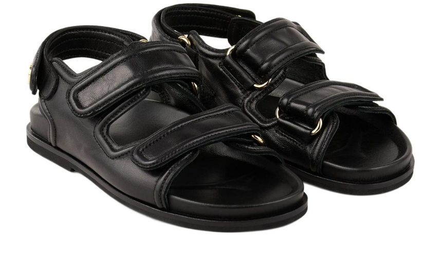 25 SS 산드로 여성 가죽 샌들 black SDOWS2JKBCKNA1AA00 TP836158058