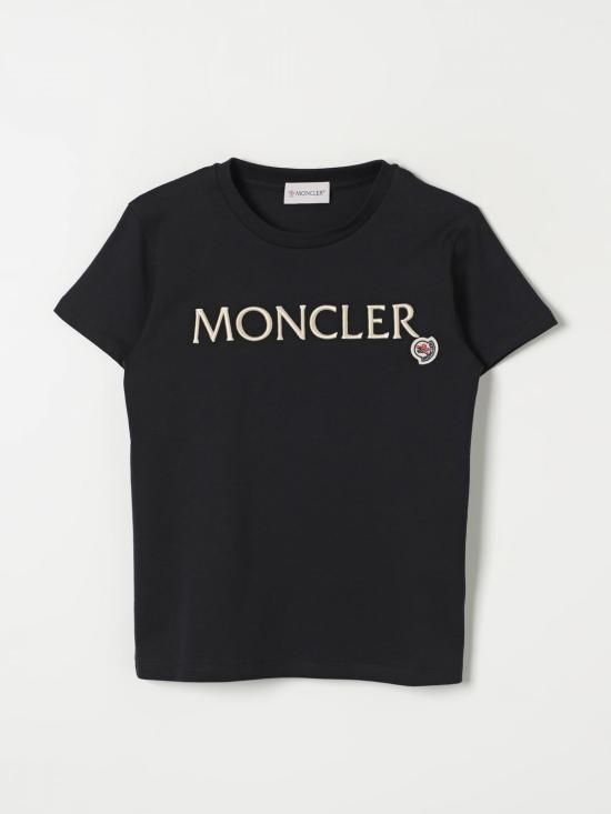 24FW 키즈 몽클레어 티셔츠 8C0000683907 999 Black