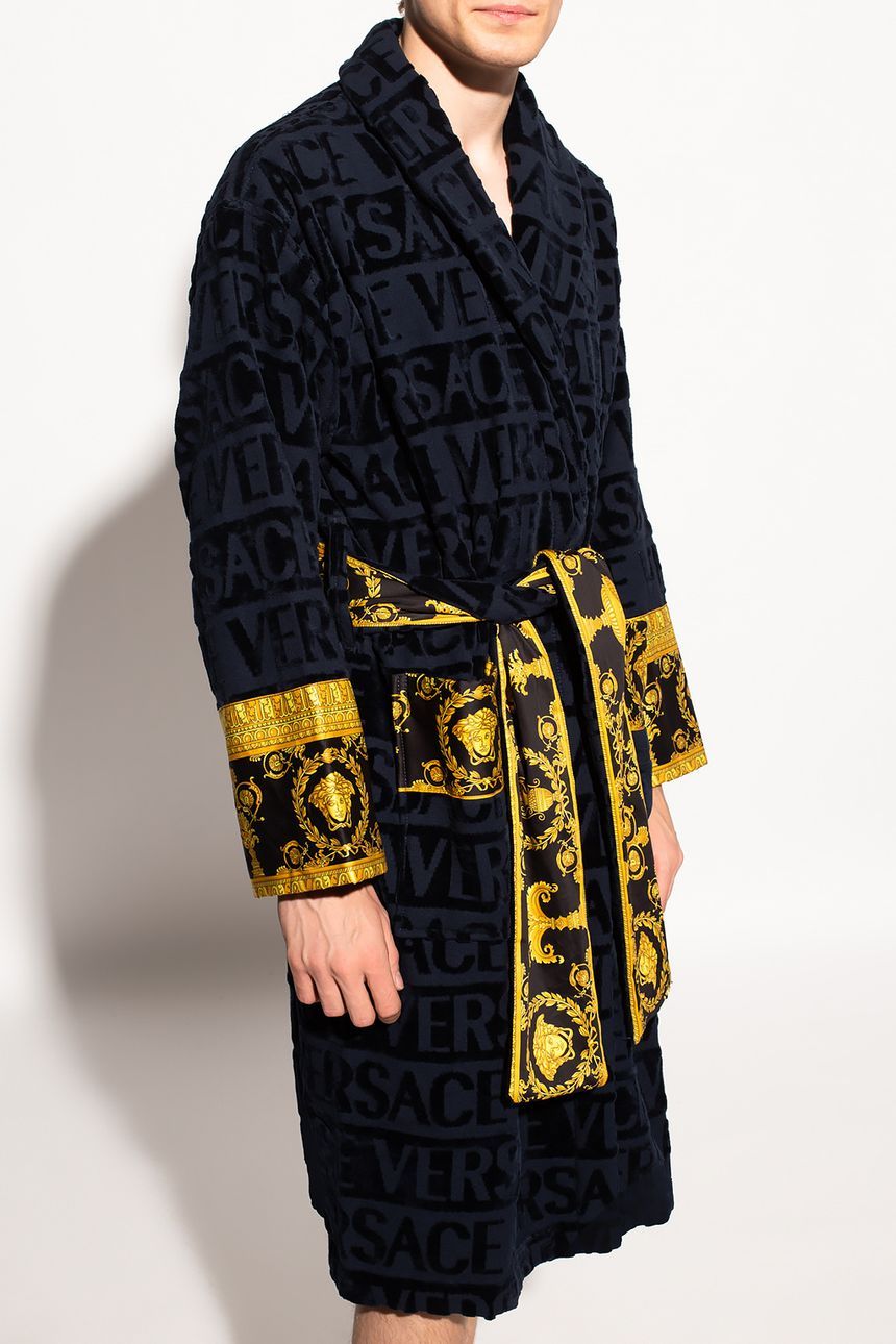 Conti 베르사체 Bathrobe with 로고 ZACJ00008ZCOSP052Z4002