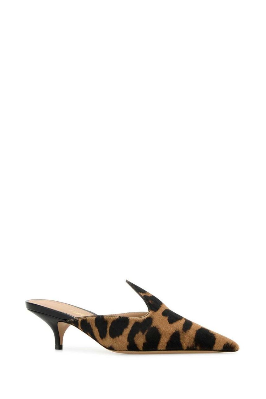 SALVATORE FERRAGAMO 01J7477811351C TMOROBIS Printed calf hair Dorye mules