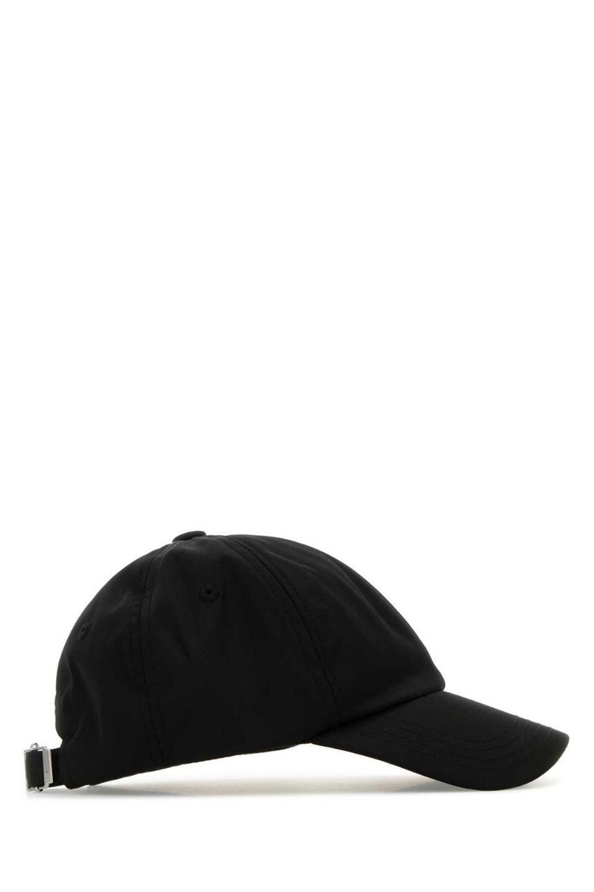 AMI Black nylon blend baseball cap UCP023PA0007 001