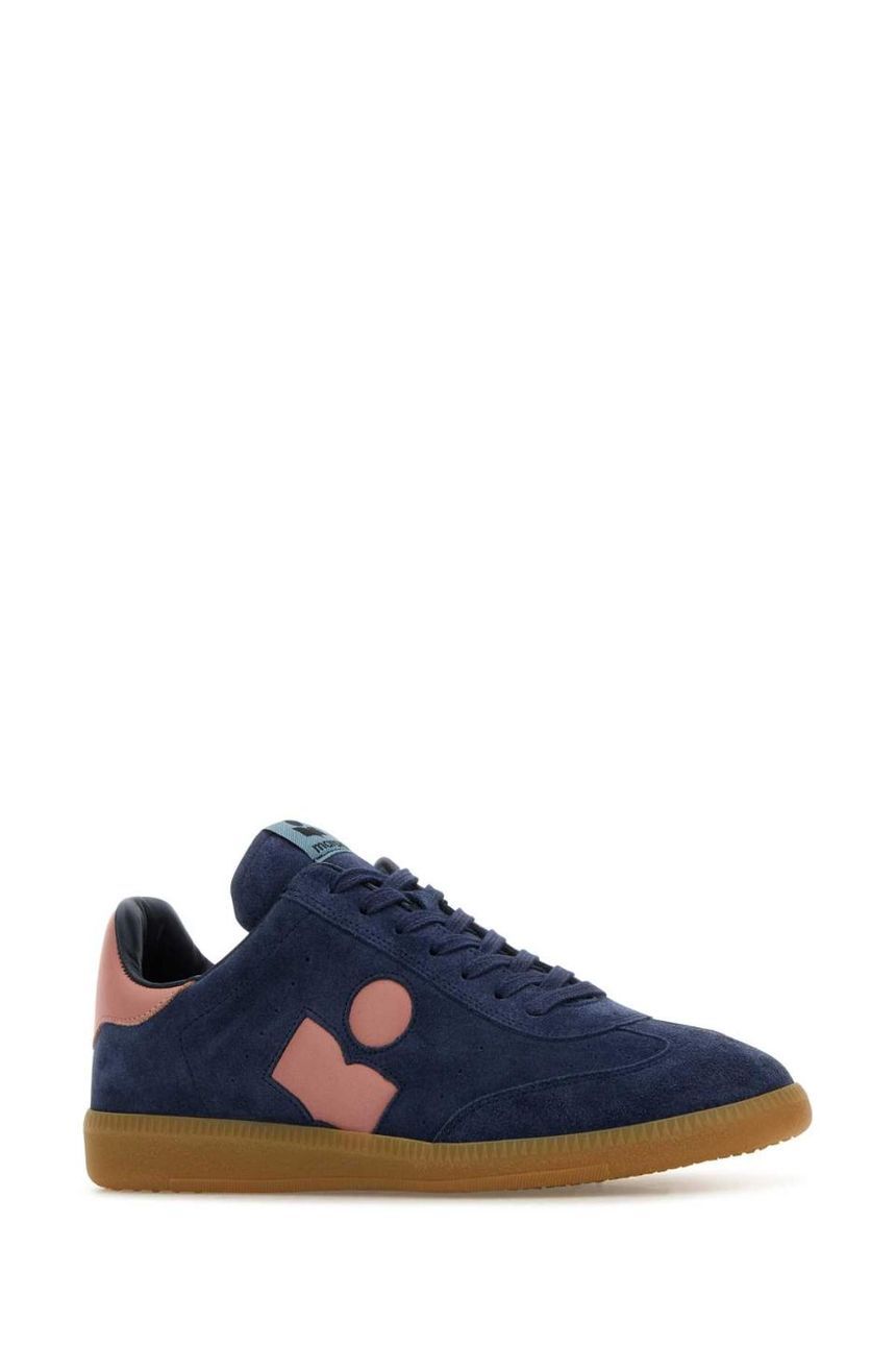 ISABEL MARANT Blue suede Bryce sneakers BK0014FAC1E09S OBPK
