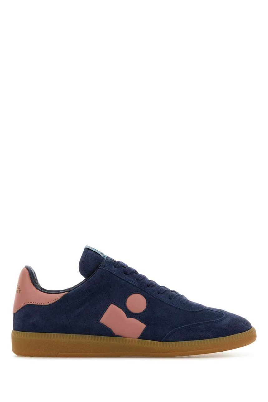 ISABEL MARANT Blue suede Bryce sneakers BK0014FAC1E09S OBPK