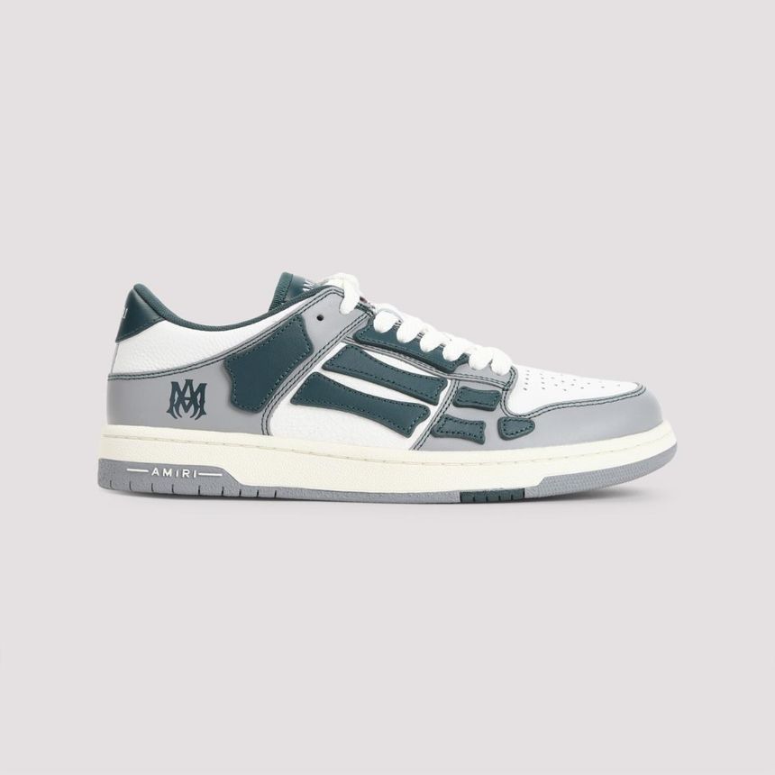 아미리 Amiri Varsity Skel Sneakers 57861EVERGREEN EVERGREEN - []