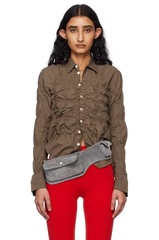 Gimaguas | [GIMAGUAS]Brown Lupa Shirt 251776F109003 | 트렌비