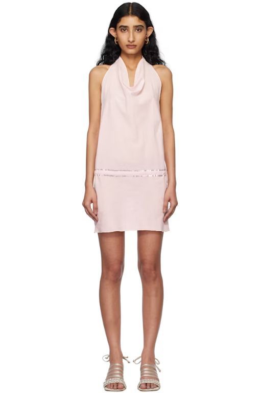 [GIMAGUAS]Pink Costa Minidress 251776F052003