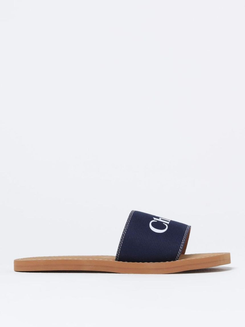 끌로에 Little Girls Shoes Chloe C20507 Blue 859 []