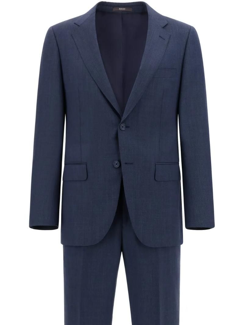 25 SS Boggi Milano 패턴 울 수트 BO25P031001 TP434608604