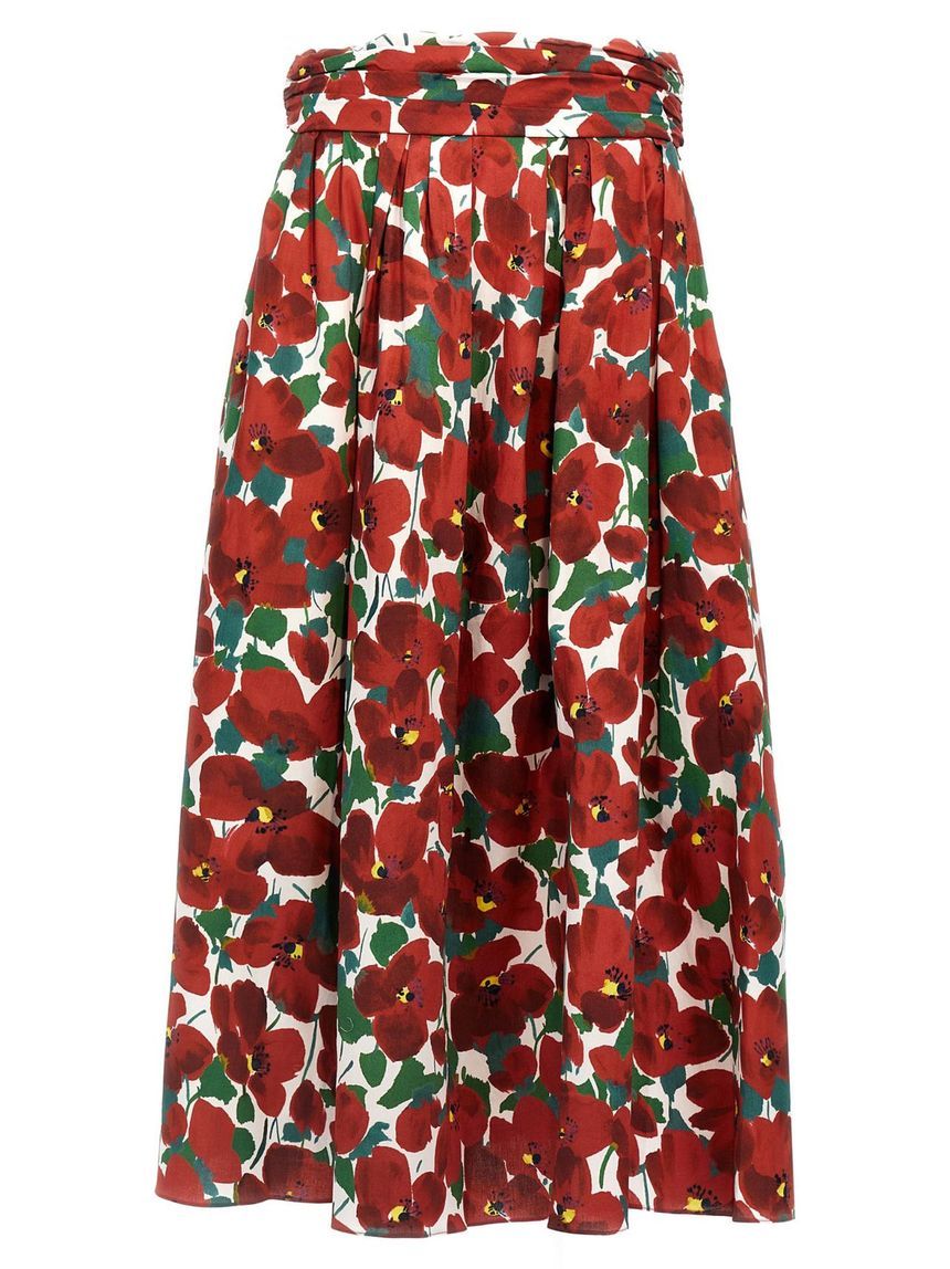 CAROLINA HERRERA R2511N304MEC016 High waist skirt