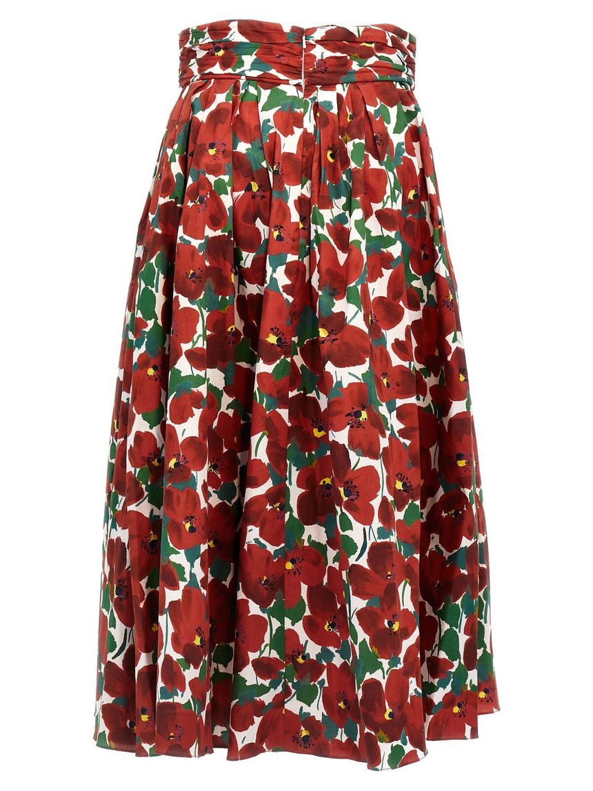 CAROLINA HERRERA R2511N304MEC016 High waist skirt