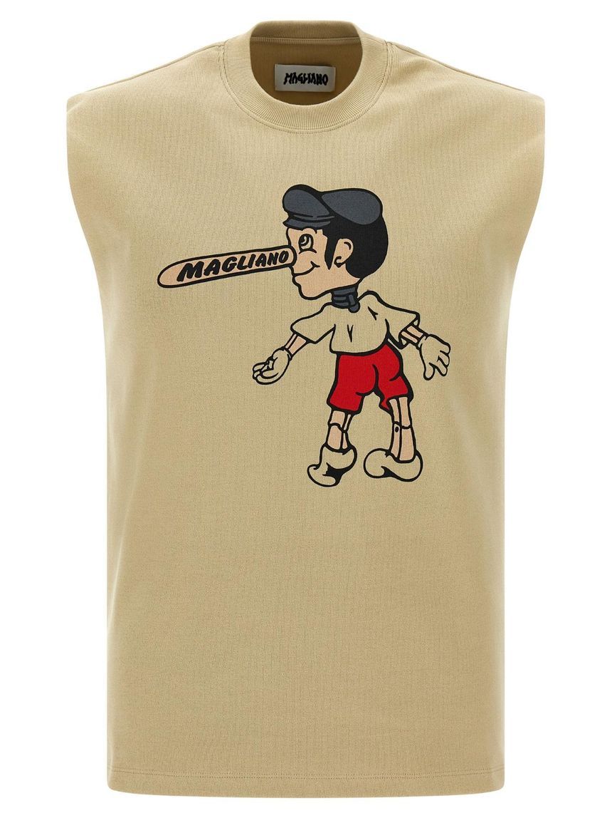 Tシャツ・カットソー Magliano SS25 'Britpop' T-shirt (T58017611 16) BRITPOP T-SHIRT T58017611/16 | Bruna Rosso