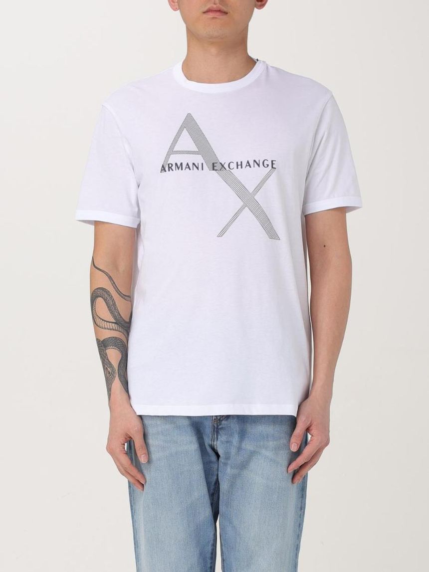 ARMA Mens T shirt Armani Exchange 8NZT76Z8H4Z Black 1200 []