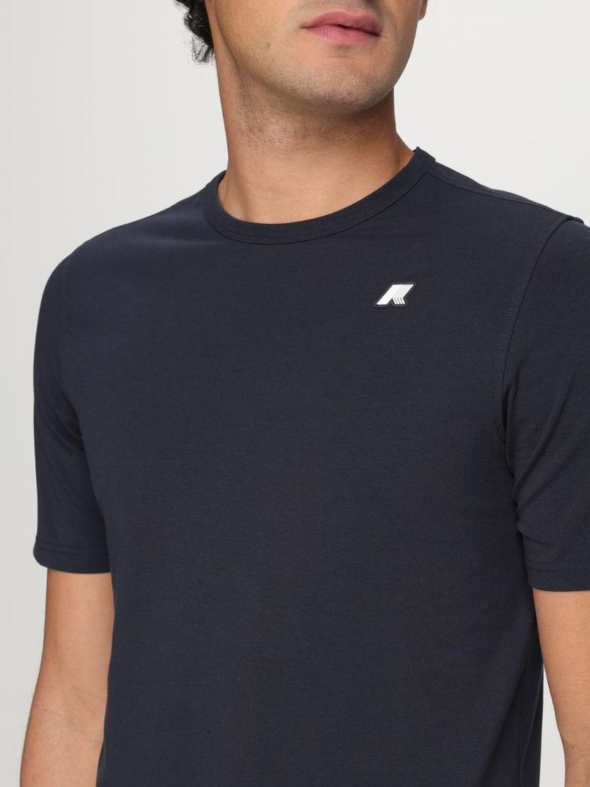 Tシャツ・カットソー K-WAY Men T-shirt Blue K71349W K89 카웨(K-WAY) | 케이웨이 Mens T shirt K way K71349W Blue K89