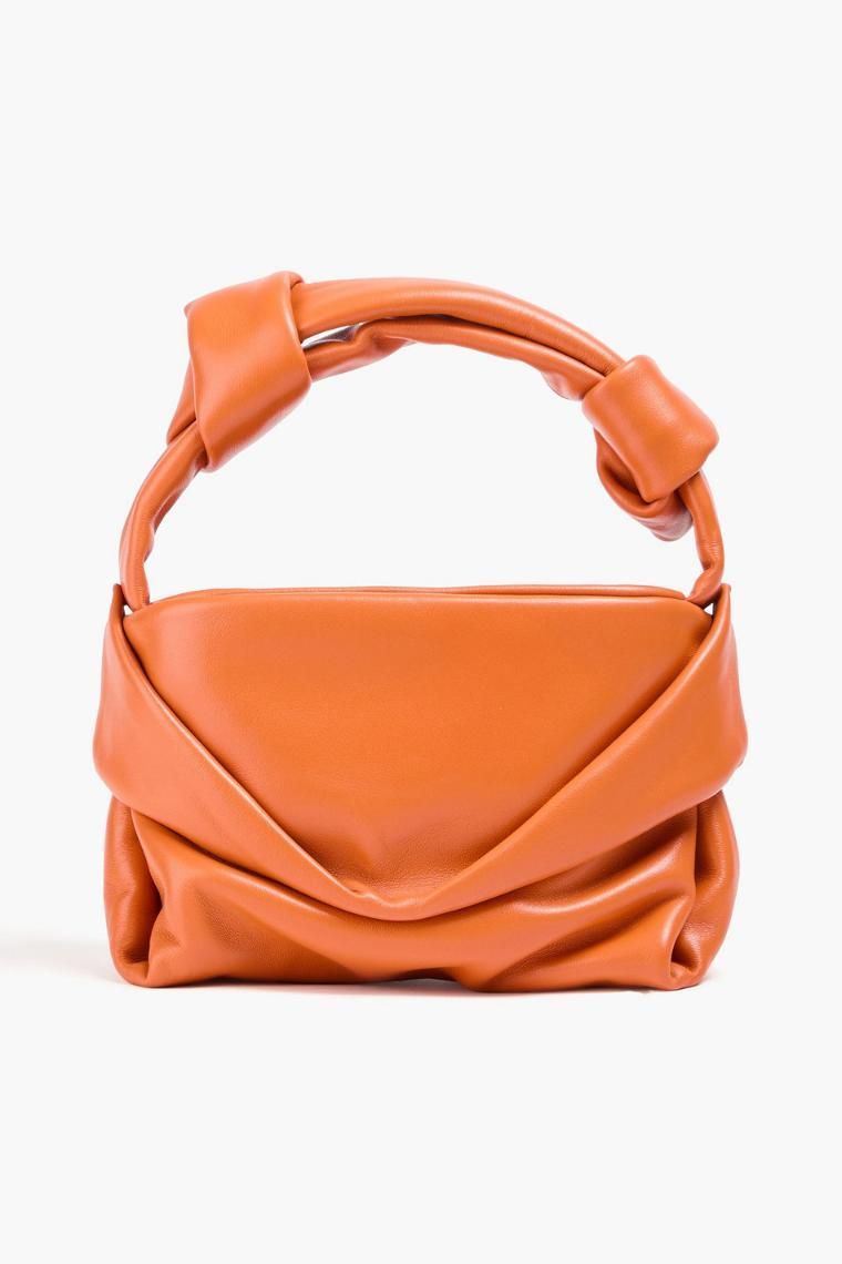 스타우드 Kiss gathered leather shoulder bag 46376663162861244