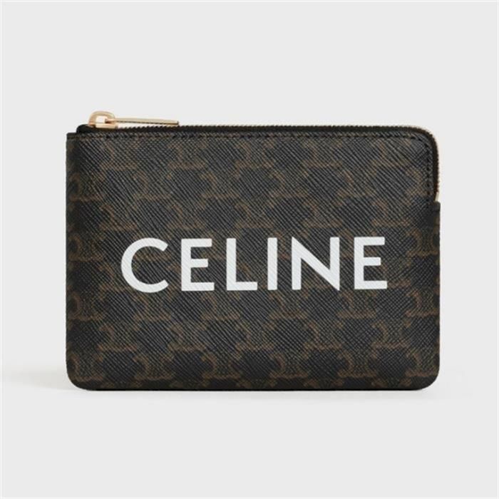 ☆☆CELINE☆☆ 24FW (10C662CA2 38NO) Women’s Triope Card Wa Celine Trionf Coin Card Pouch 10C662CA2 38NO 126800920 | eBay