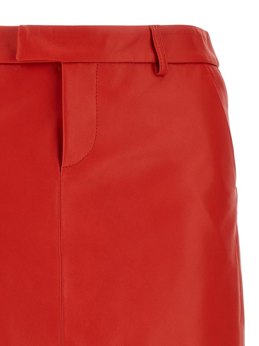スカート ARMARIUM SS25 'Loren' skirt (ARMTMSK03LE04 023) Red Loren Skirt | ARMARIUM - Antonia