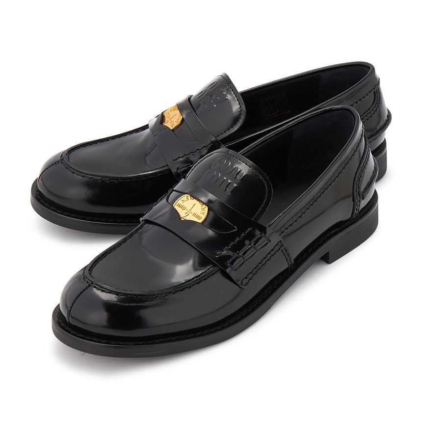 ローファー・オックスフォード MiuMiu | Corduroy loafers 5D947D_W57_F0401_F_A020 Miu Miu Corduroy loafers | REVERSIBLE