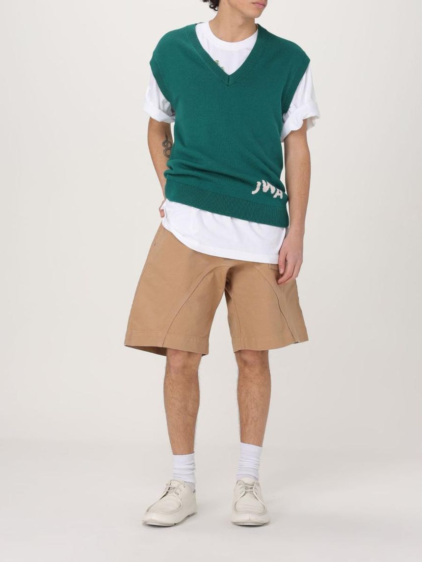 JW앤더슨 Mens Suit Vest Jw Anderson KW1349YN0398 Green 540 []