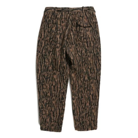 엔지니어드가먼츠 팬츠 Engineered Garments Carlyle 브라운 바크 자카드