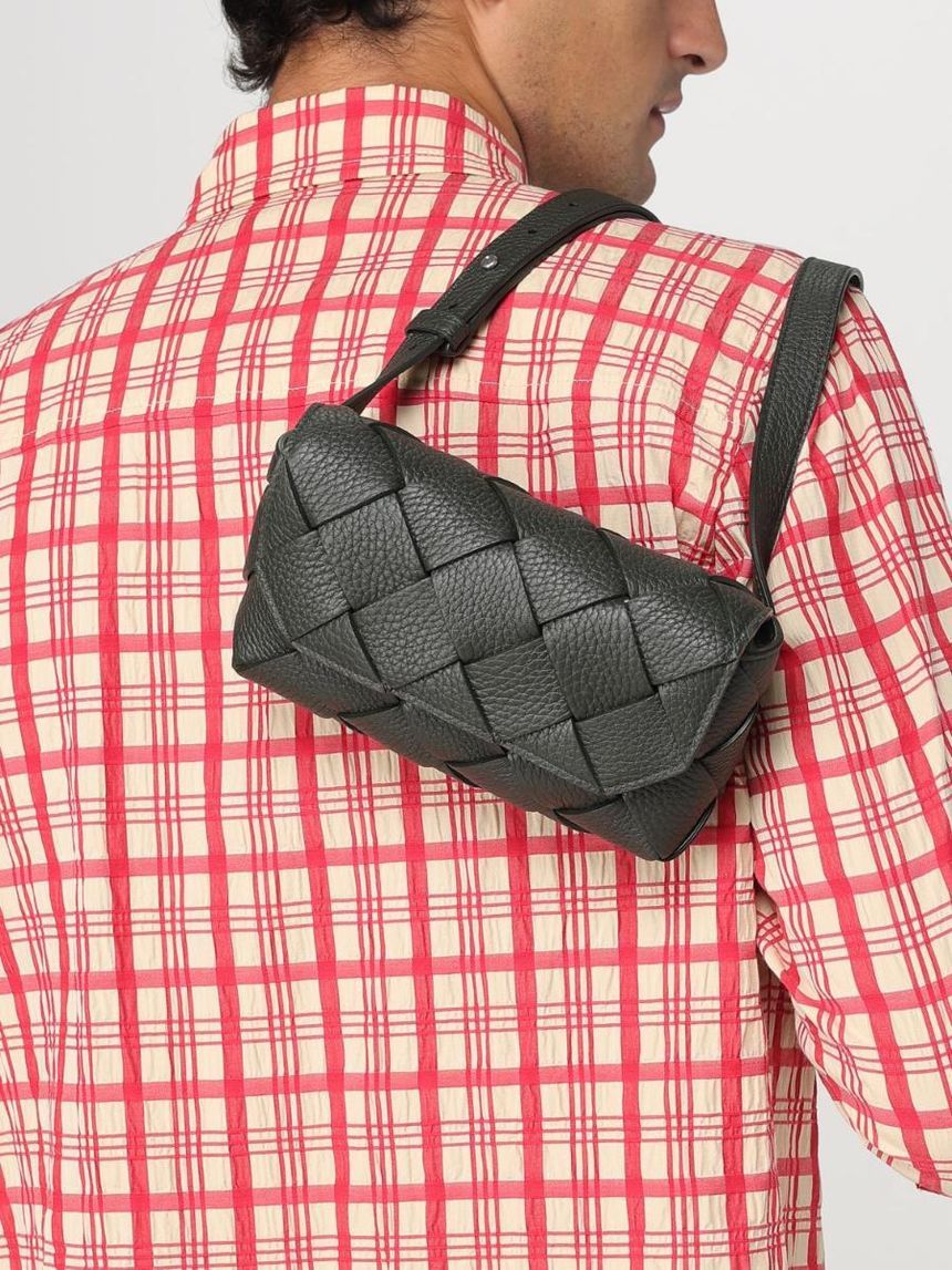 보테가 베네타 Mens Belt Bag Bottega Veneta 805773V4FV1 Green 3009 []