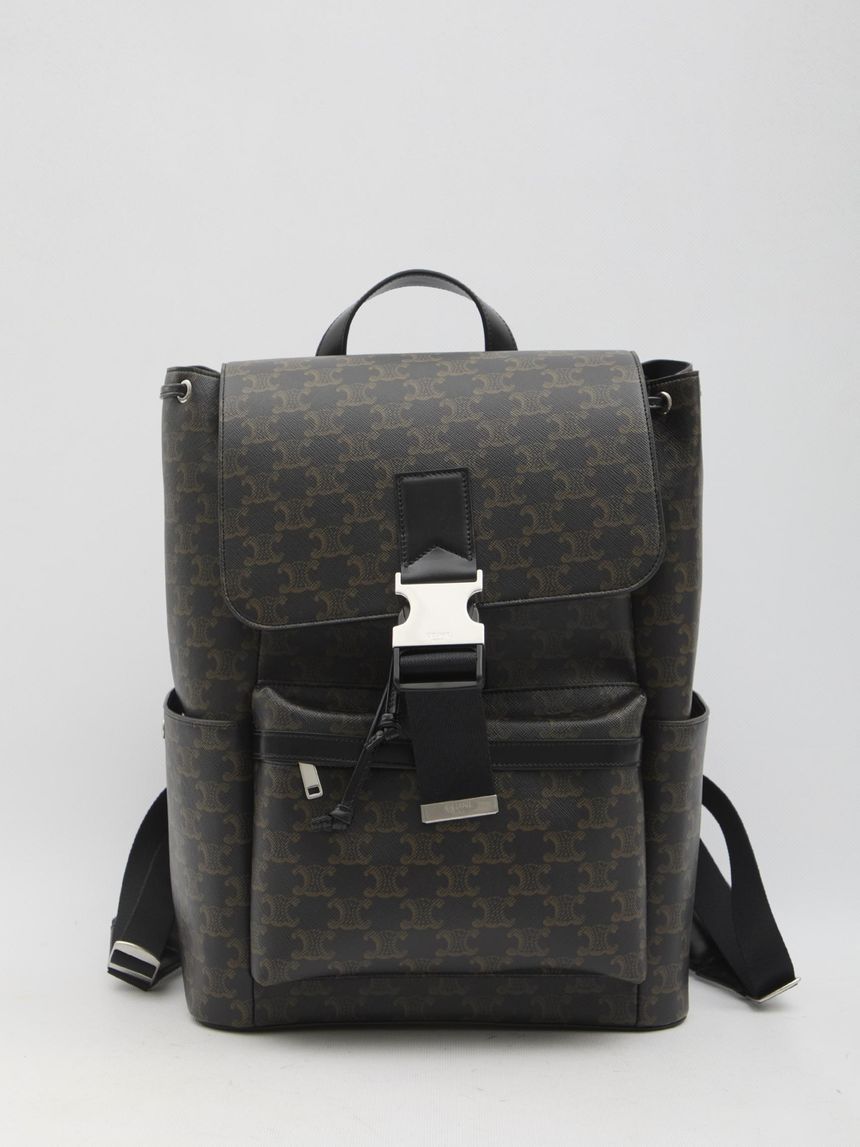 CELINE Triomphe canvas backpack 120812GL738SI