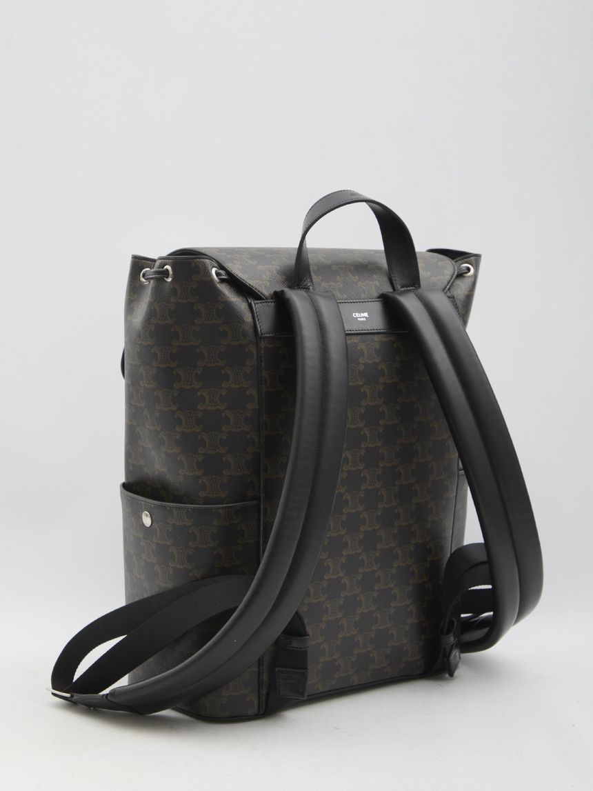 CELINE Triomphe canvas backpack 120812GL738SI