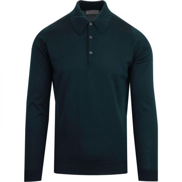 JOHN SMEDLEY Dorset - Orion Green (Dorset 폴로 니트)