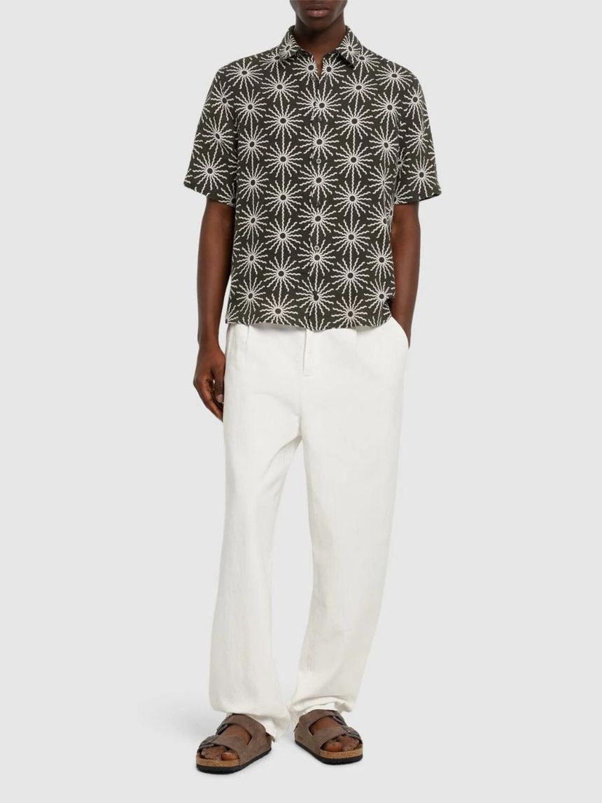 [NB14] 프레스코볼 카리오카 남성 셔츠 Castro Copa Sol printed linen shirt 81I-ZI5010