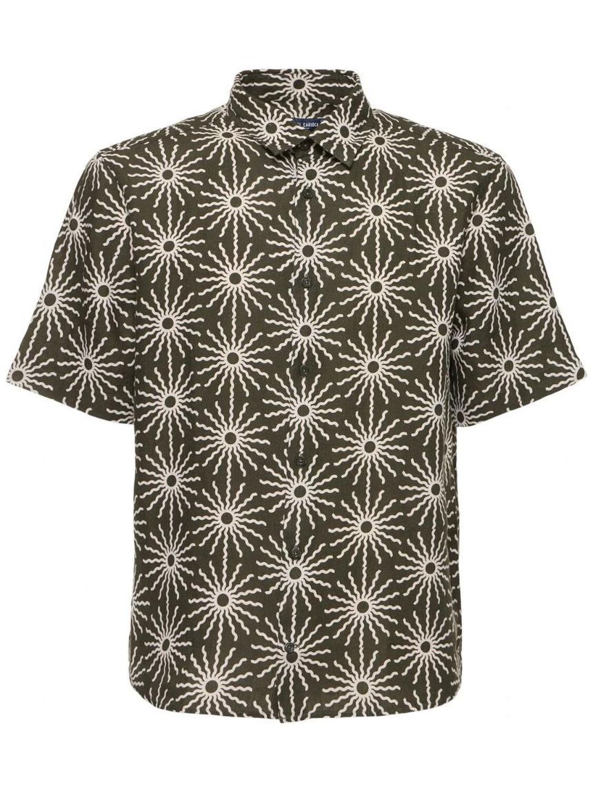 [NB14] 프레스코볼 카리오카 남성 셔츠 Castro Copa Sol printed linen shirt 81I-ZI5010