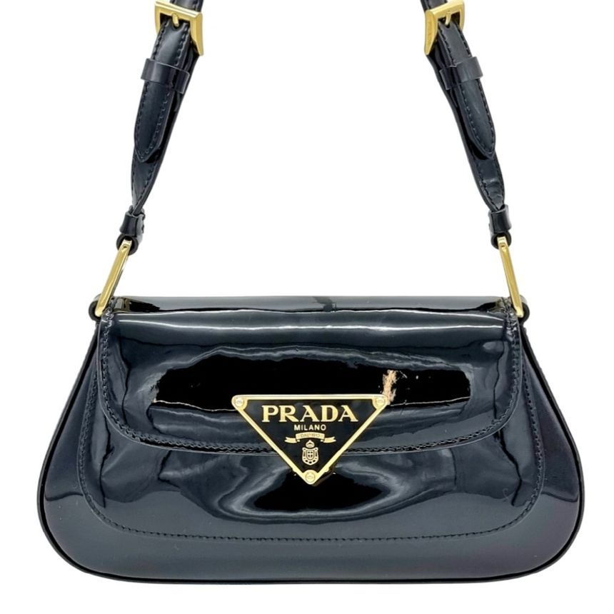 バッグ・カバンその他 PRADA Brushed leather sleeve Prada Brushed Leather Shoulder Bag PRB021073 127649226 | eBay