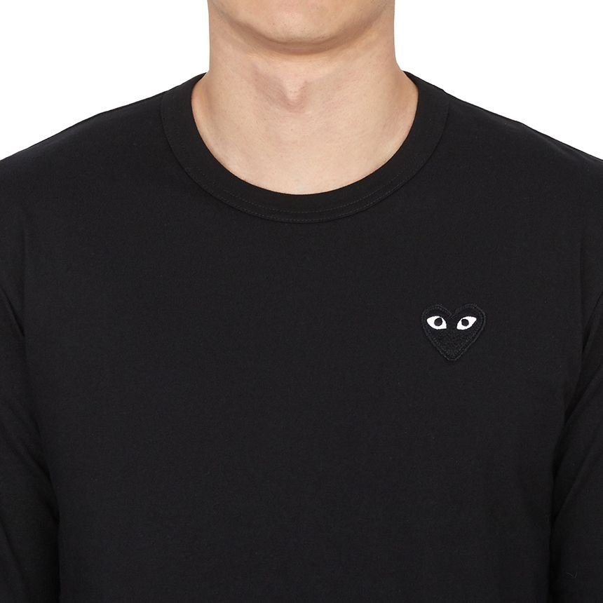 PLAY COMME des GARÇONS: Unisex Border Long Sleeve T-Shirt
