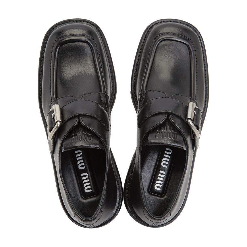 miumiu レディース ローファー 5E320E 007 F0002 ミュウミュウ レディース ローファー 5E320E 007 F0002 (MiuMiu