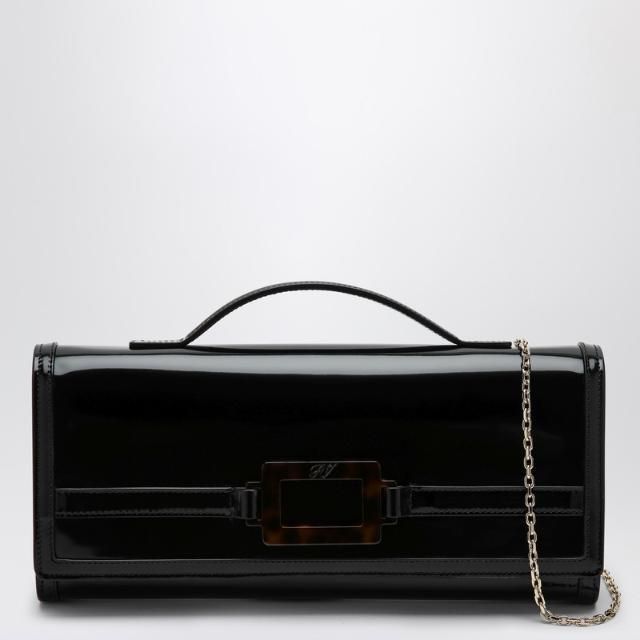 ROGER VIVIER 블랙 벨 비비에르 클러치백 RBWAORC0200RQM/XH_ROGVI-B999