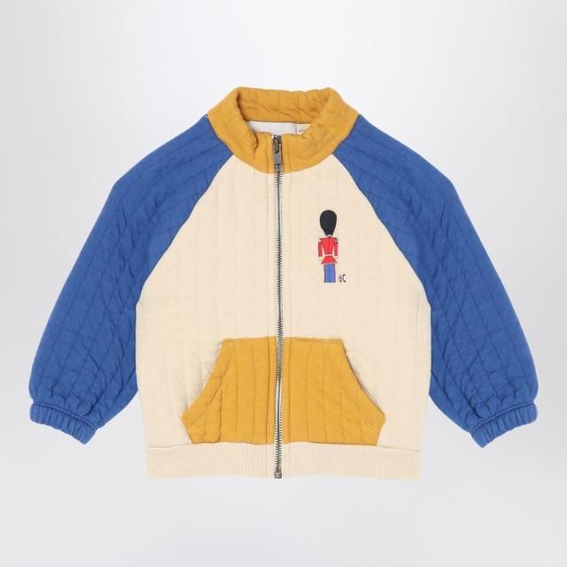 BOBO CHOSES Little Tin Soldier quilted sweatshirt with zip B224AB044CO/XH_BOBO-991