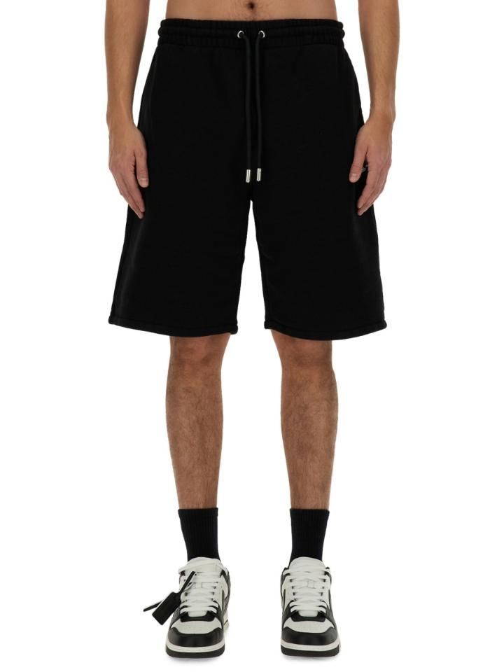 오프화이트 숏팬츠 OMCI013S24FLE0011001 Black