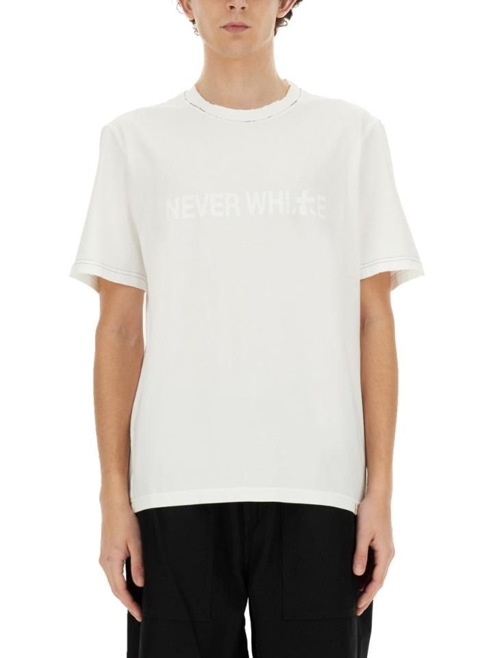 PREMIATA &quot;NEVER WHITE&quot; 티셔츠 PR364_WHITE020