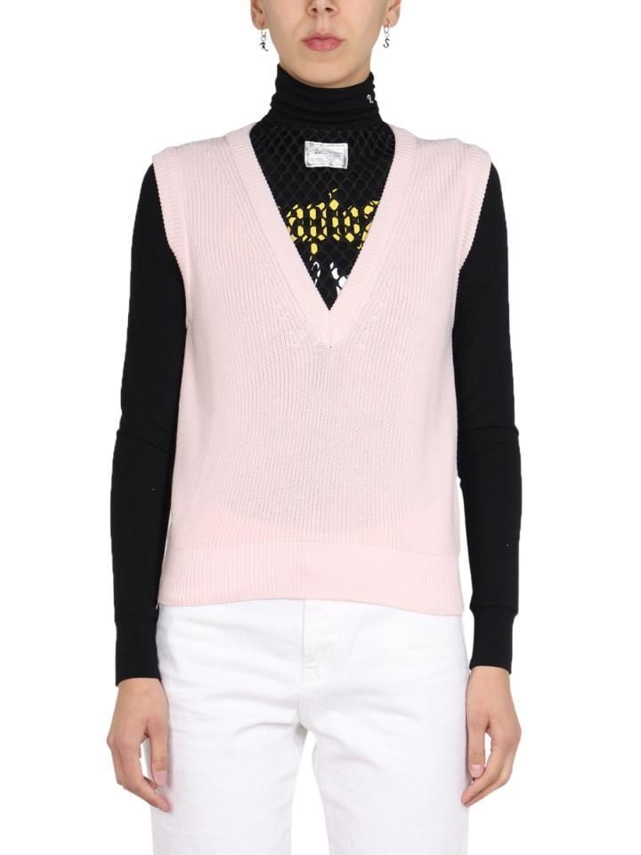 라프 시몬스 터틀넥 221 W842 500010039 PINK