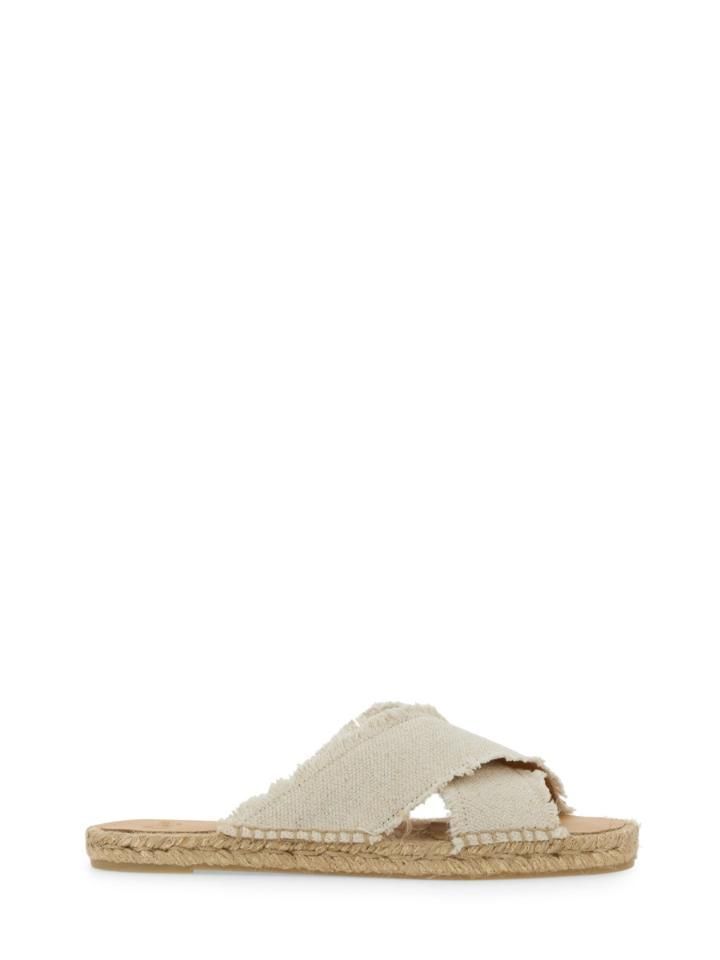 까스따네르 샌들 PALMERA032BLANCOORO White