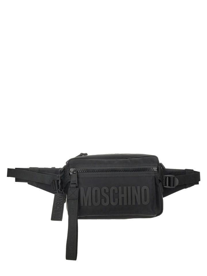 MOSCHINO 레터링 로고가 있는 파우치 77118220_3555