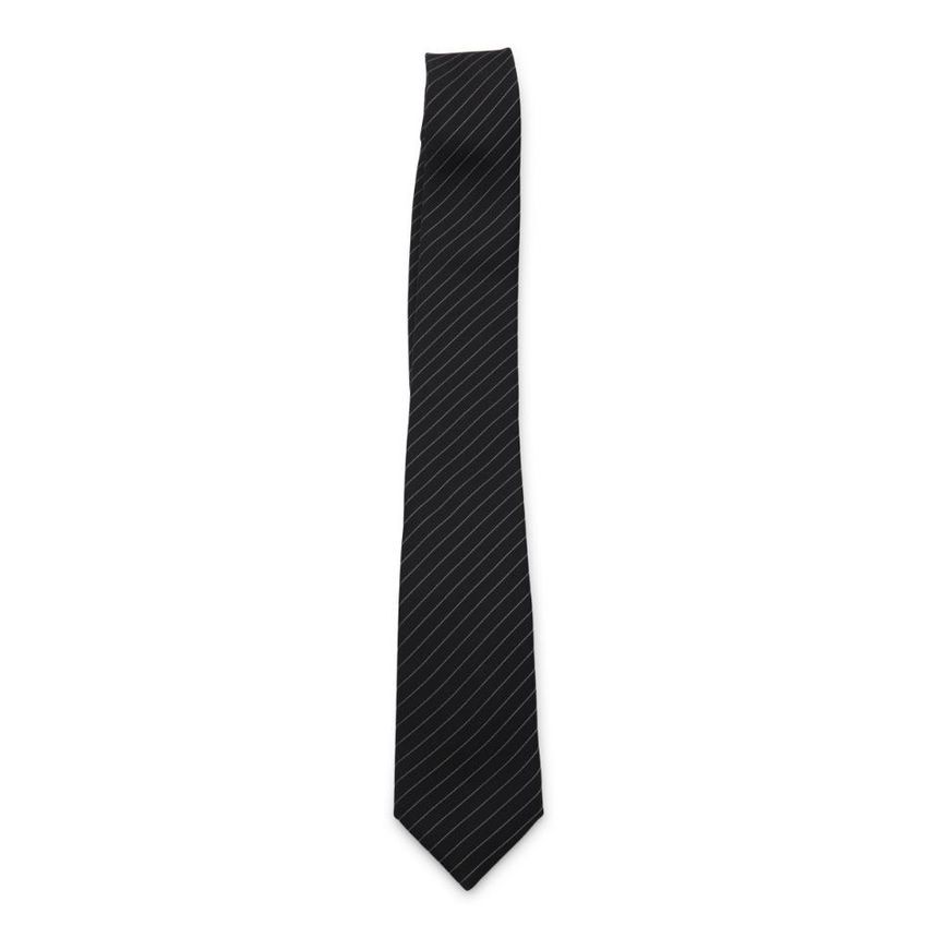 [S27]생로랑 8163813Y0021078 남성 넥타이 보타이 타이 로고 잡화 악세사리 BLACK SILK TIE