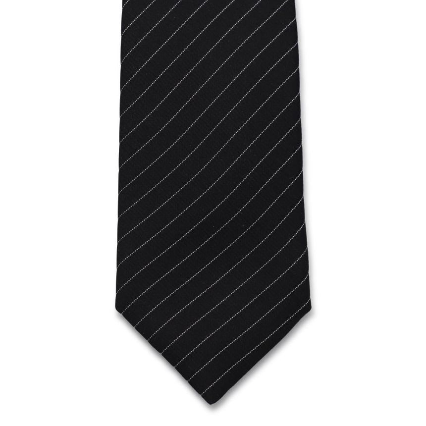 [S27]생로랑 8163813Y0021078 남성 넥타이 보타이 타이 로고 잡화 악세사리 BLACK SILK TIE